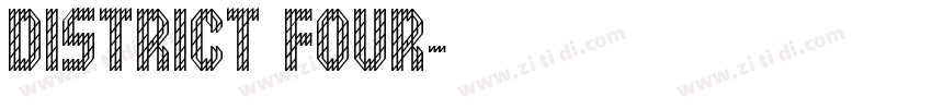 District Four字体转换